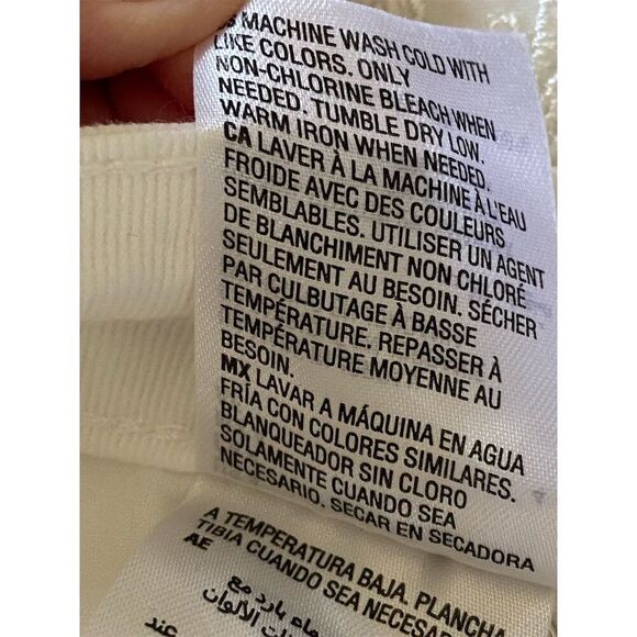 Style & Co Girlfriend Jeans White Midrise Curvy Fit Size 4 - Picture 5 of 11